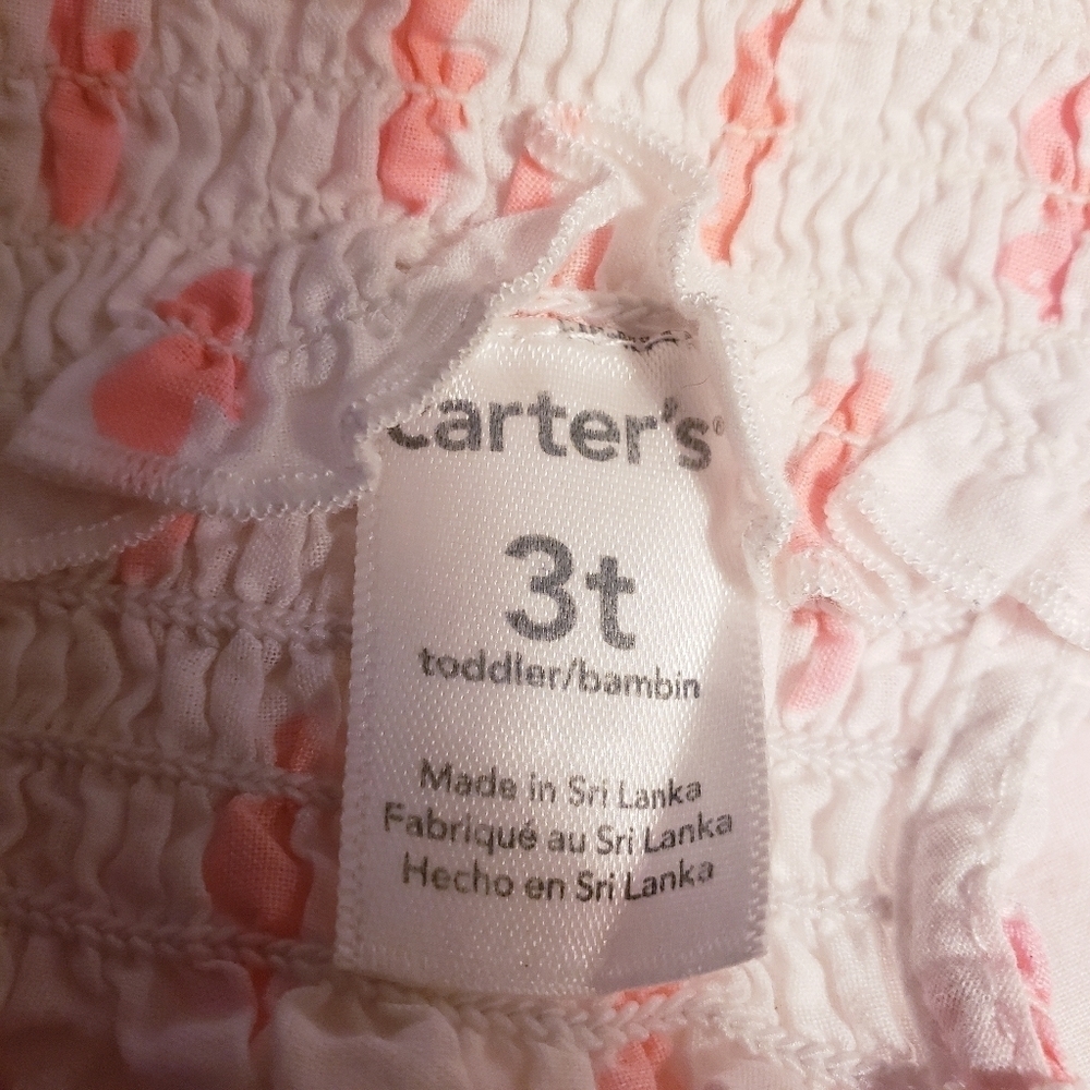 💥HOST PICK💥 Carter's Seahorse Dress White 3T EUC - Picture 7 of 8